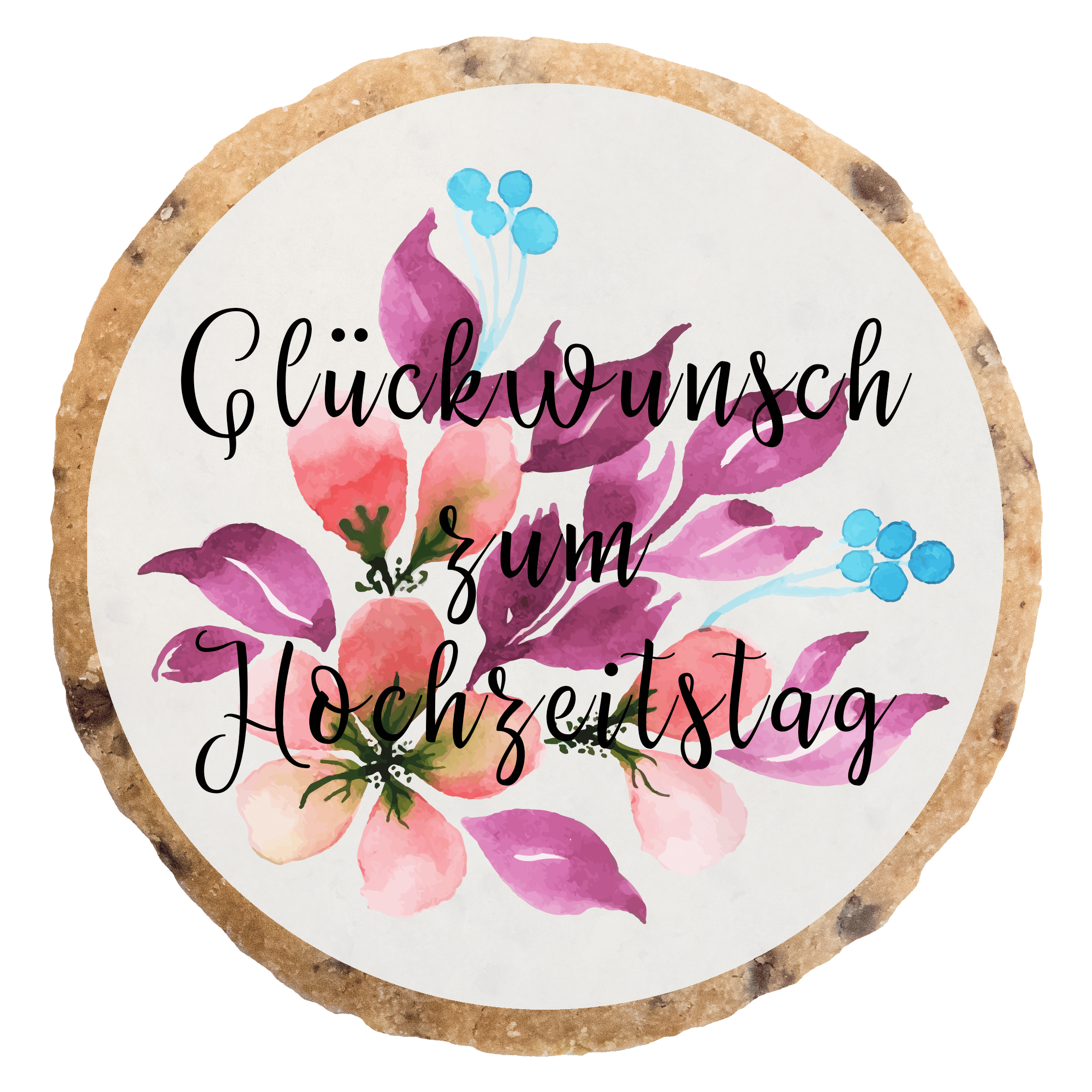 "Glückwunsch zum Hochzeitstag 4" MotivKEKS