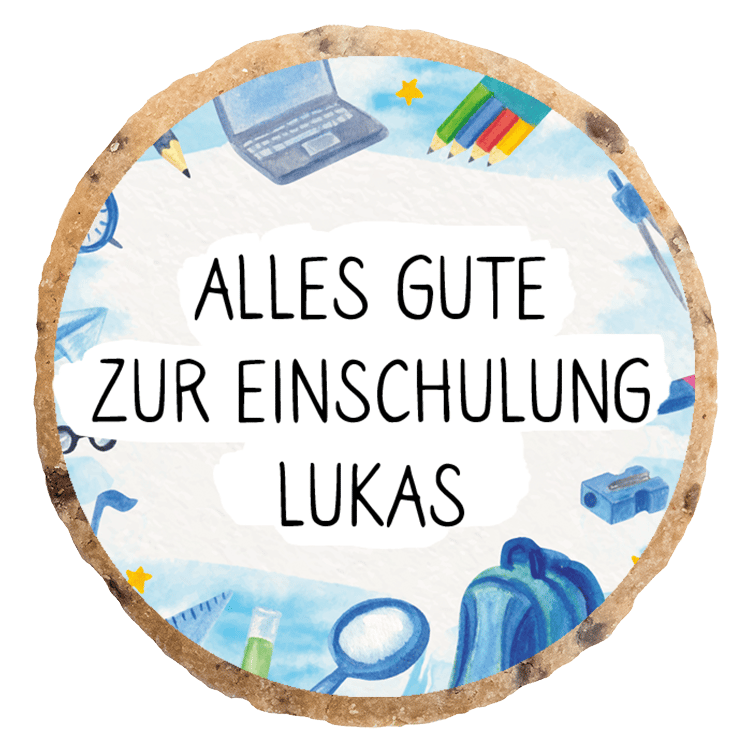 "Personalisierbares Einschulung Jungs" KEKSGeschenkset 