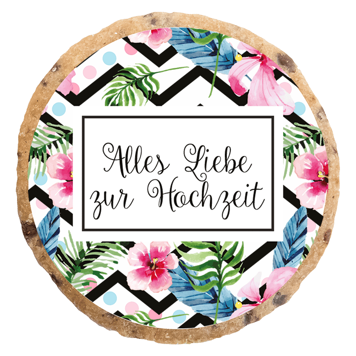 "Personalisierbares Hochzeits" KEKSGeschenkset 