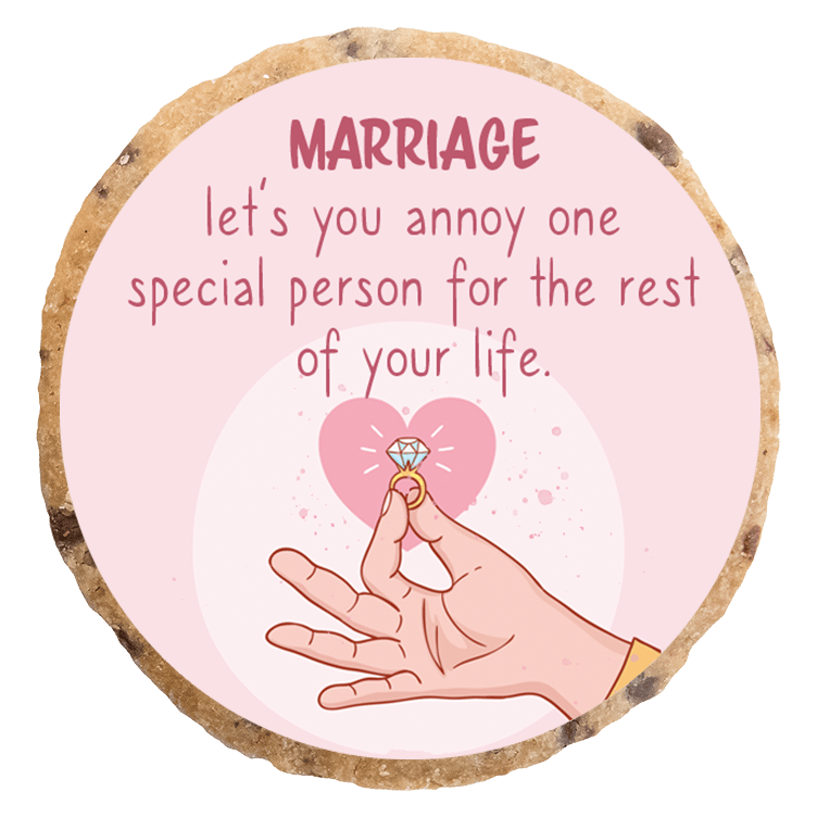 "Personalisierbares Hochzeits" KEKSGeschenkset 