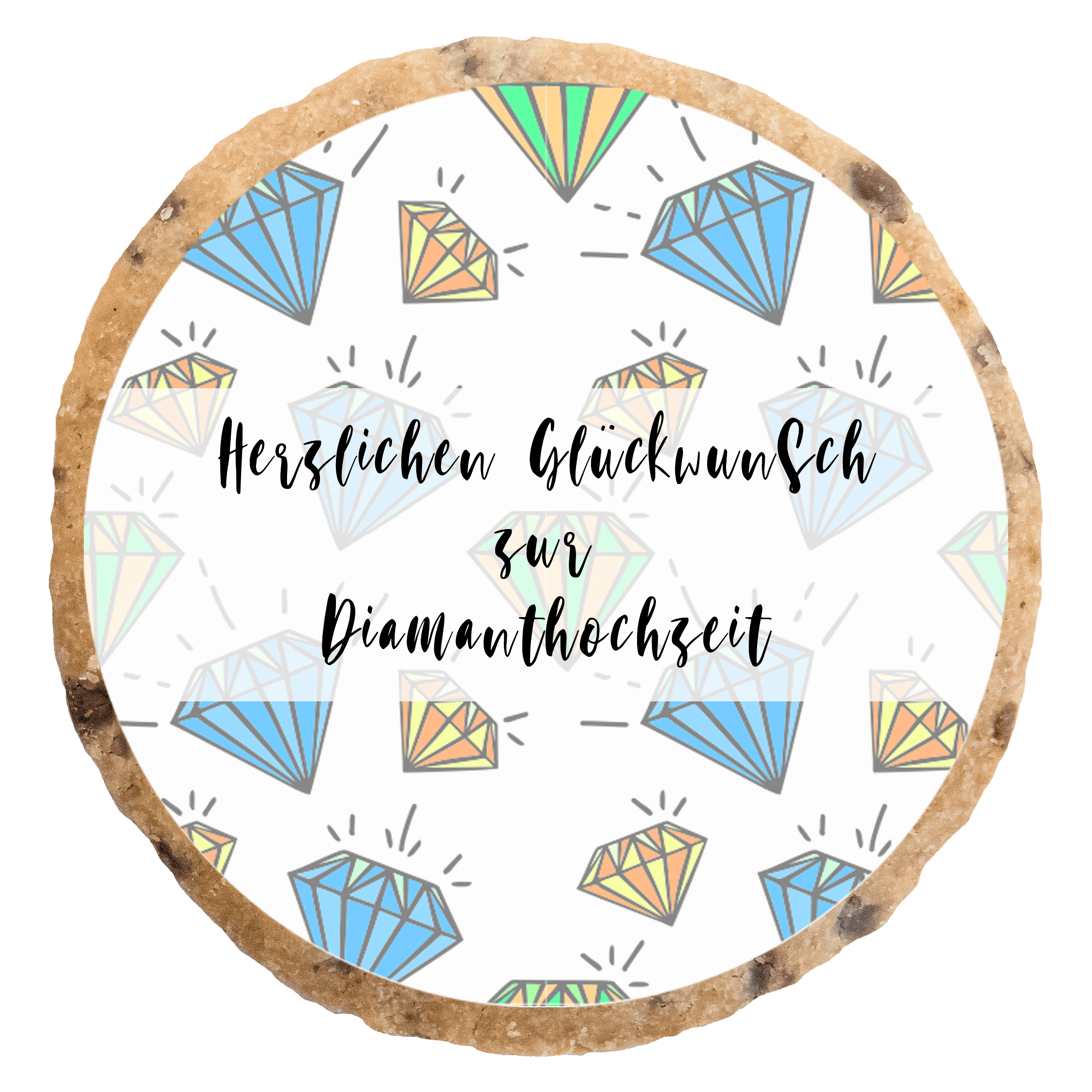 "Diamanthochzeit" MotivKEKS