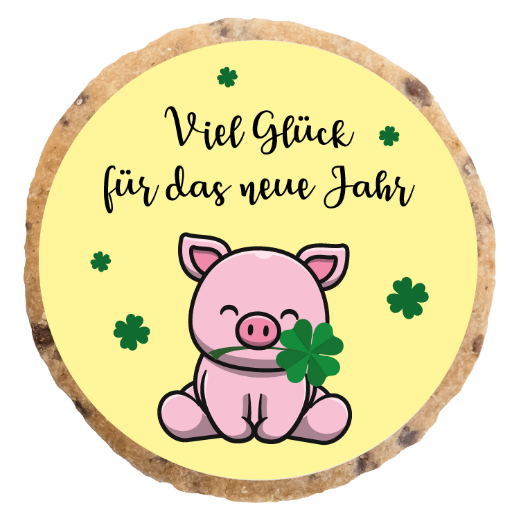 "Viel Glück für das neue Jahr" MotivKEKS
