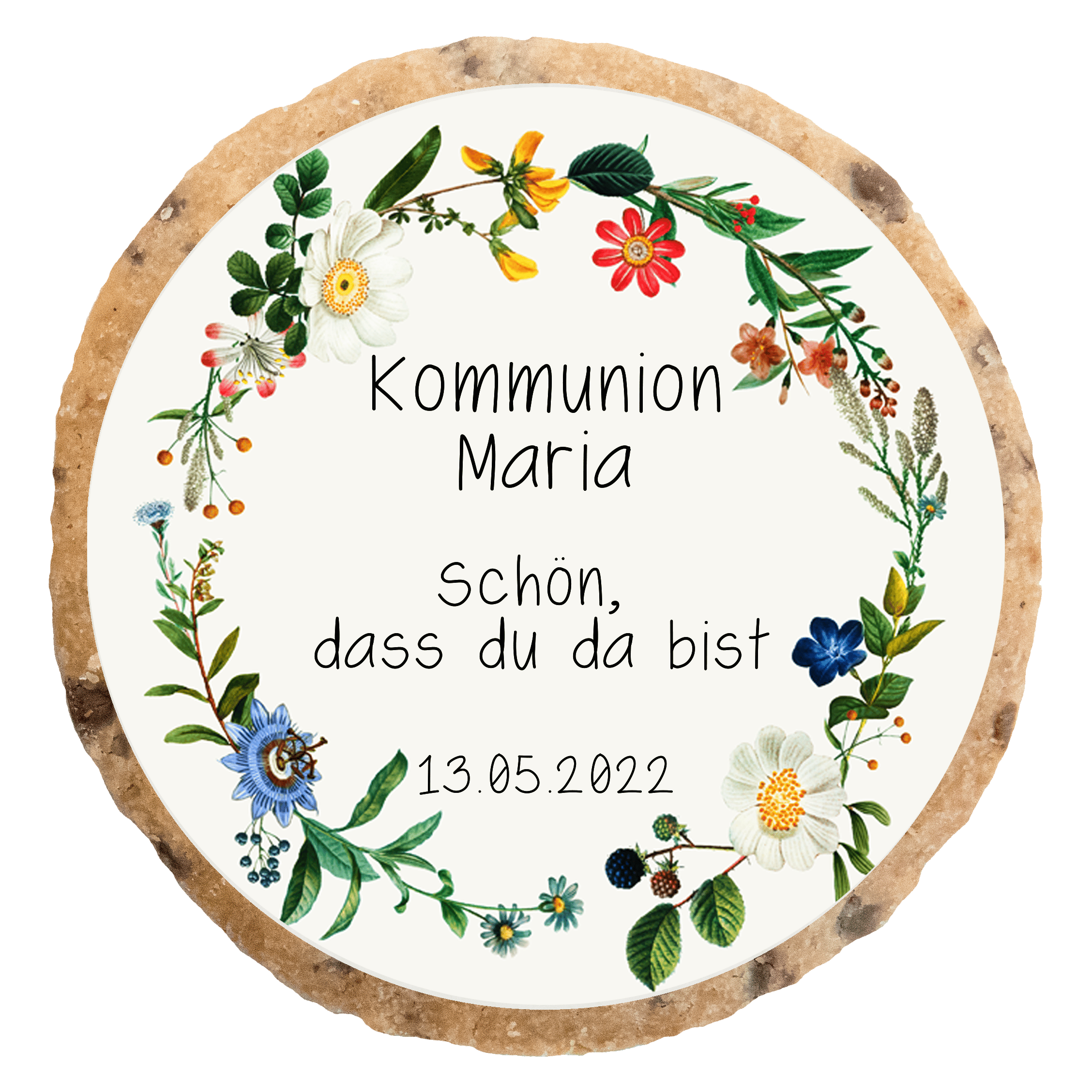"Kommunion 1_Blumenkranz" MotivKEKS