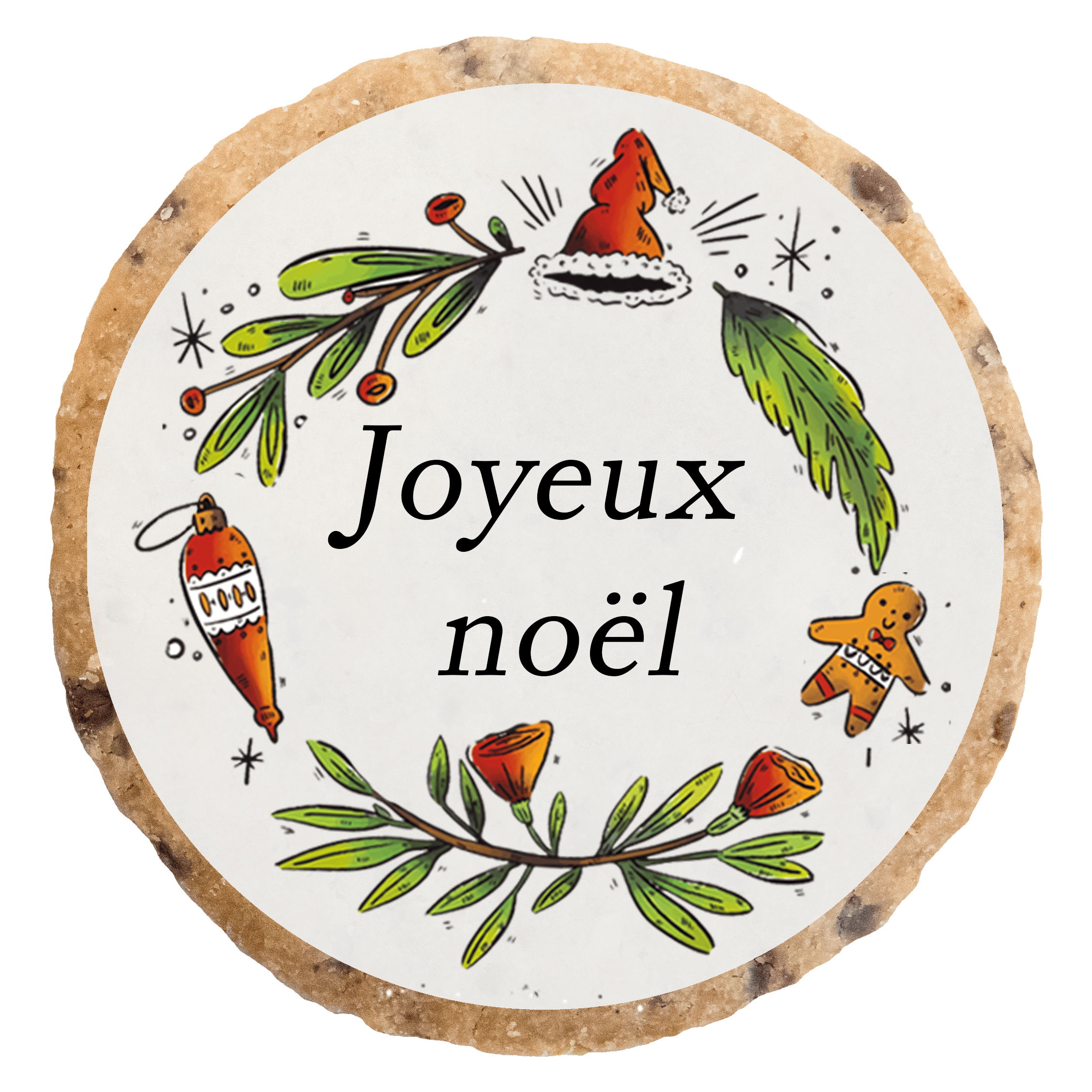"Frohe Weihnachten Französisch" MotivKEKS