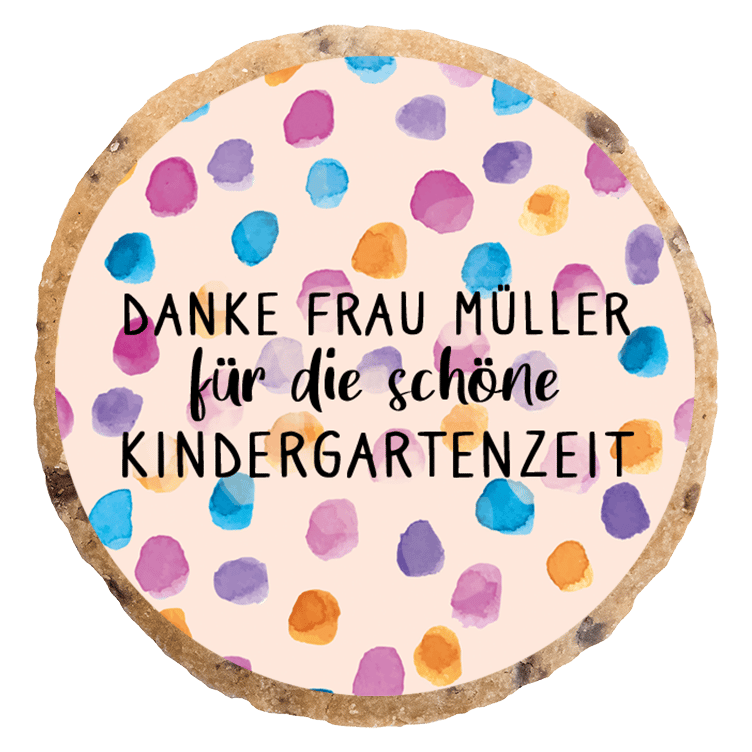 "Schöne Kindergartenzeit 1" MotivKEKS *personalisierbar*