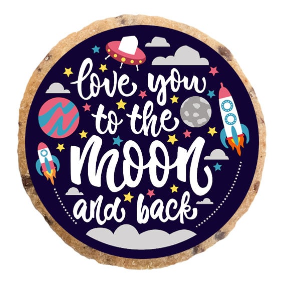 "love you to the moon and back" MotivKEKS