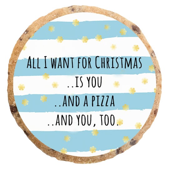 "All I want for christmas is pizza" MotivKEKS