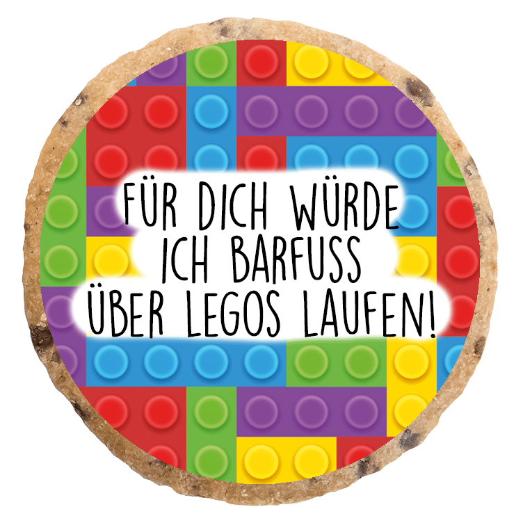 "Barfuss über Legos laufen" MotivKEKS