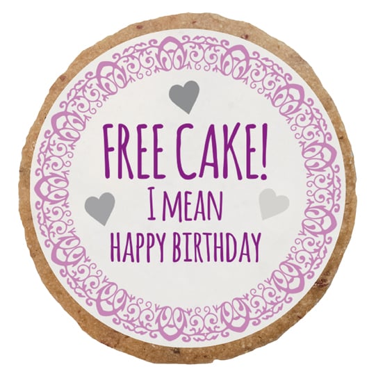 "FREE CAKE" MotivKEKS