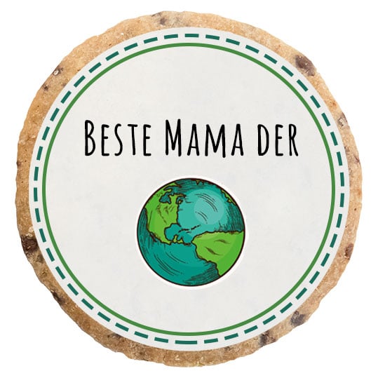 "Beste Mama der Welt" MotivKEKS