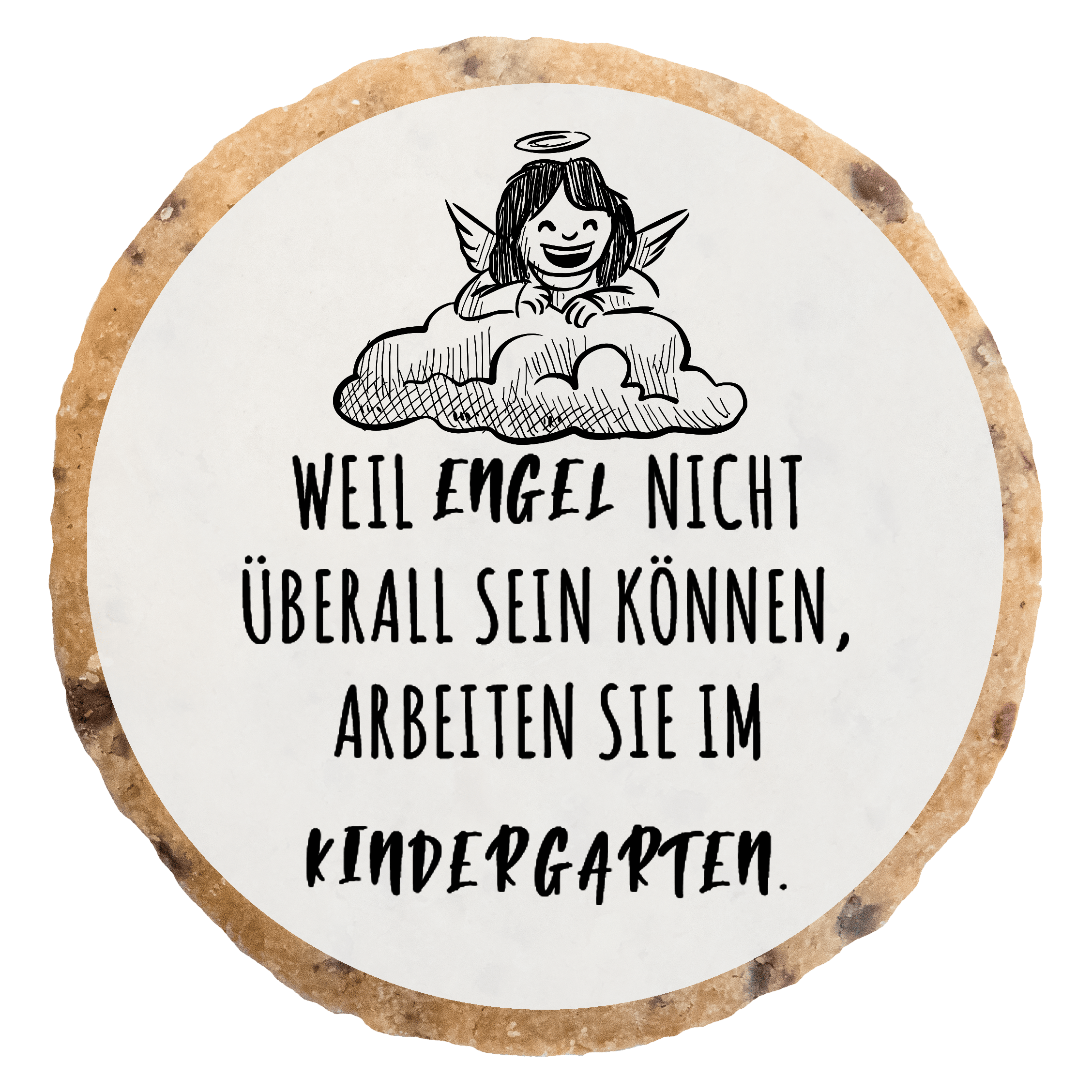 "Engel arbeiten im Kindergarten" MotivKEKS