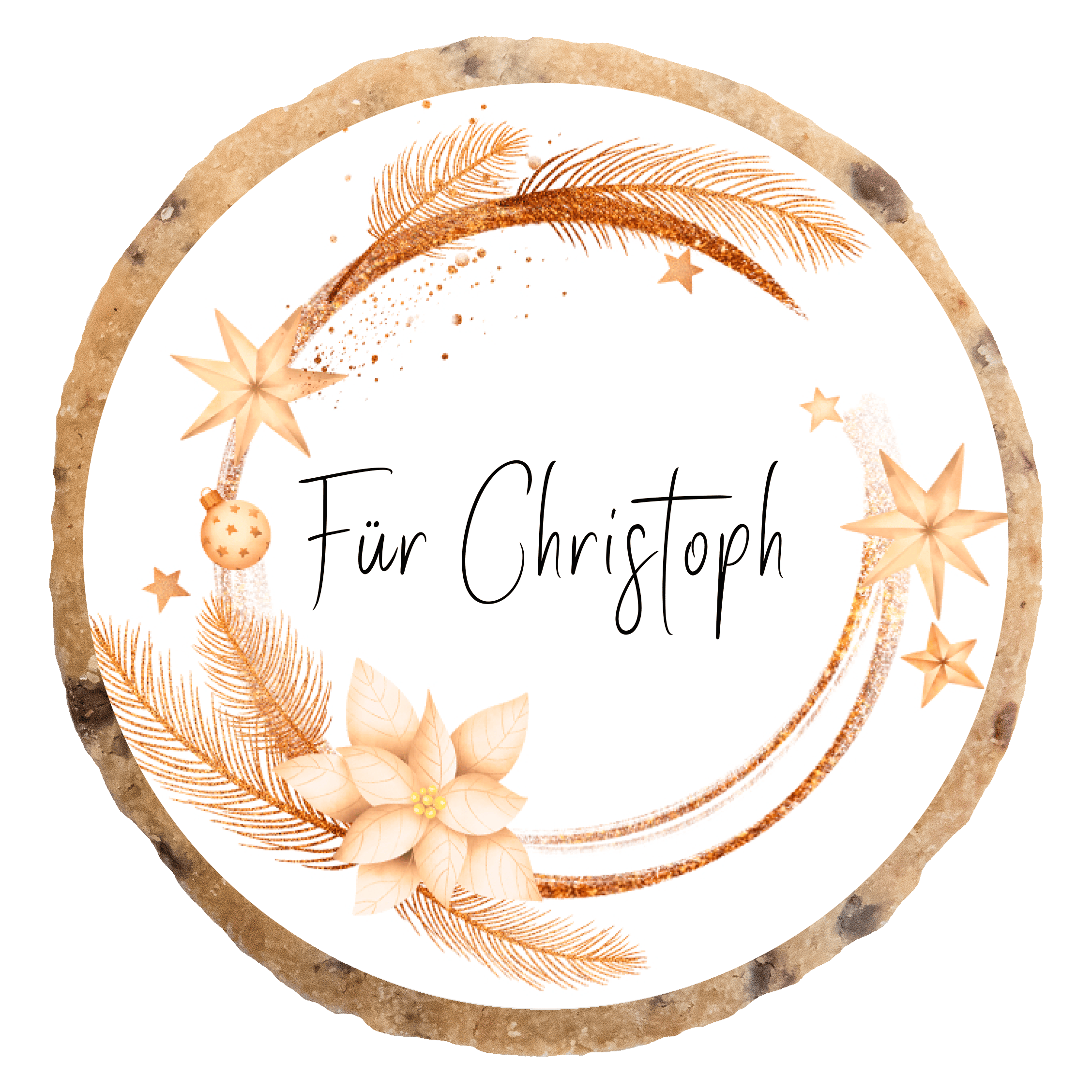 "Geschenkanhänger _Weihnachten 3_Name 1" MotivKEKS