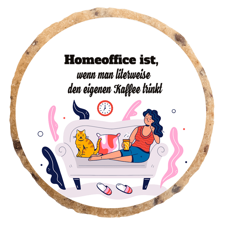 "Home Office Kaffee" MotivKEKS