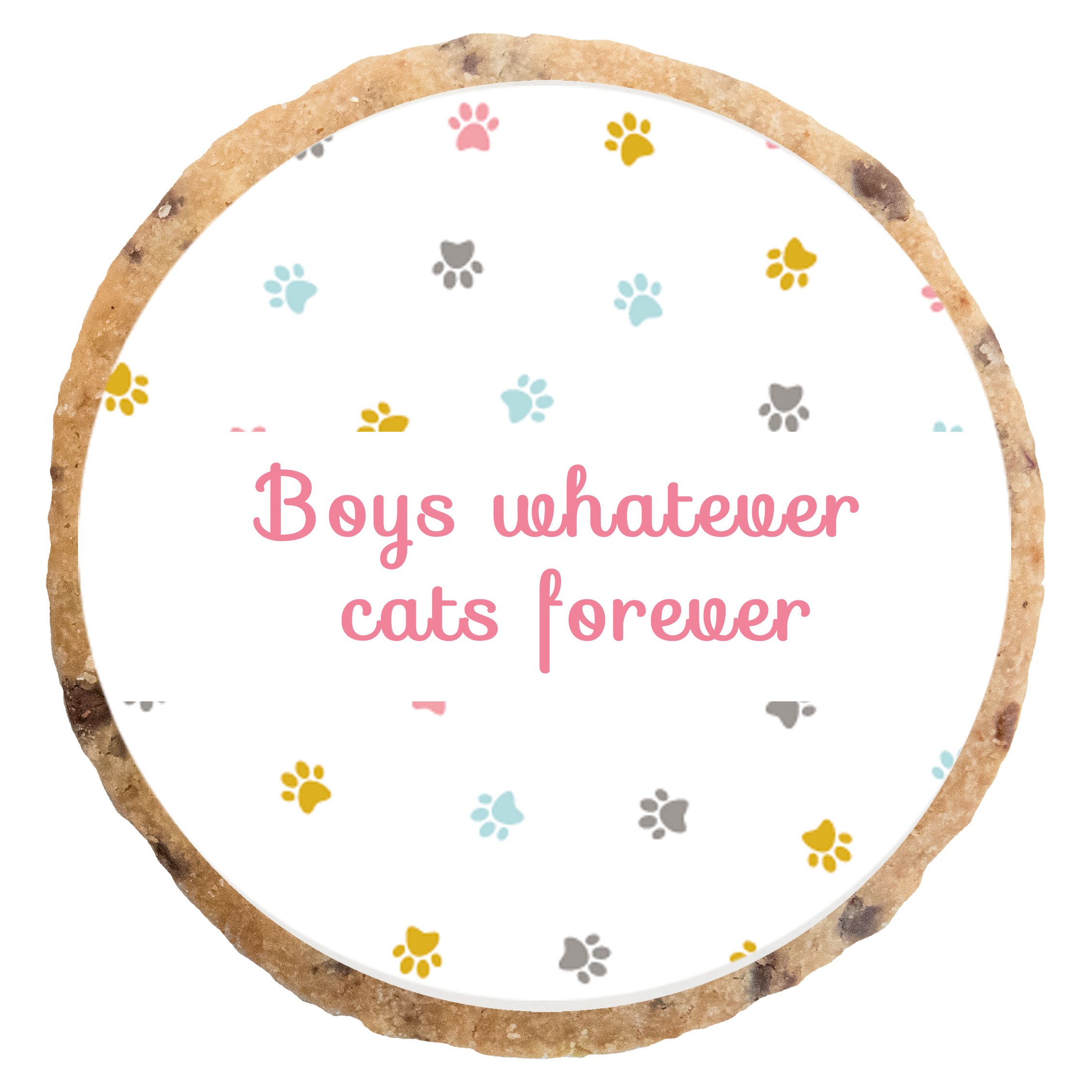 "Boys whatever cats forever" MotivKEKS