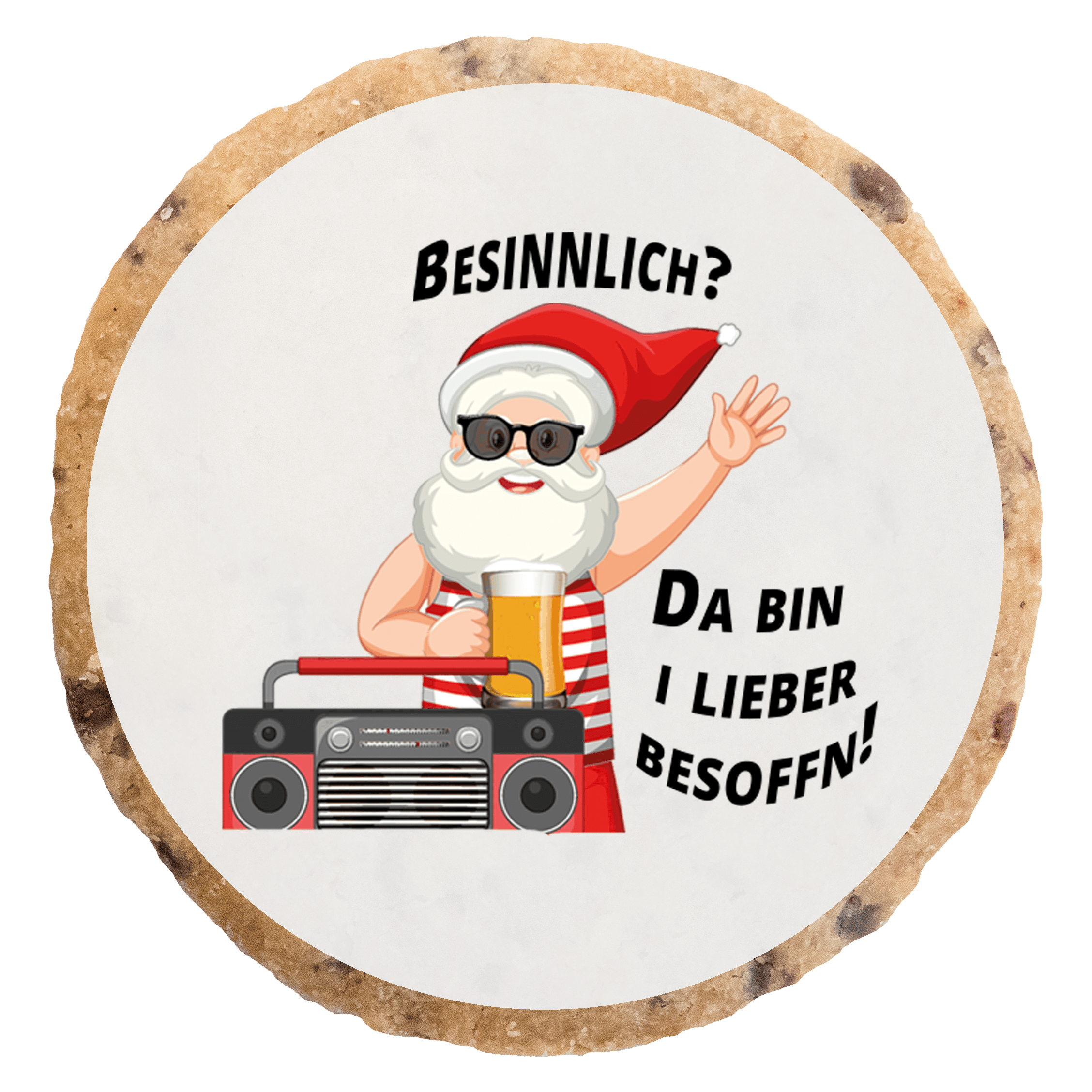 "Besinnlich und Besoffn" MotivKEKS