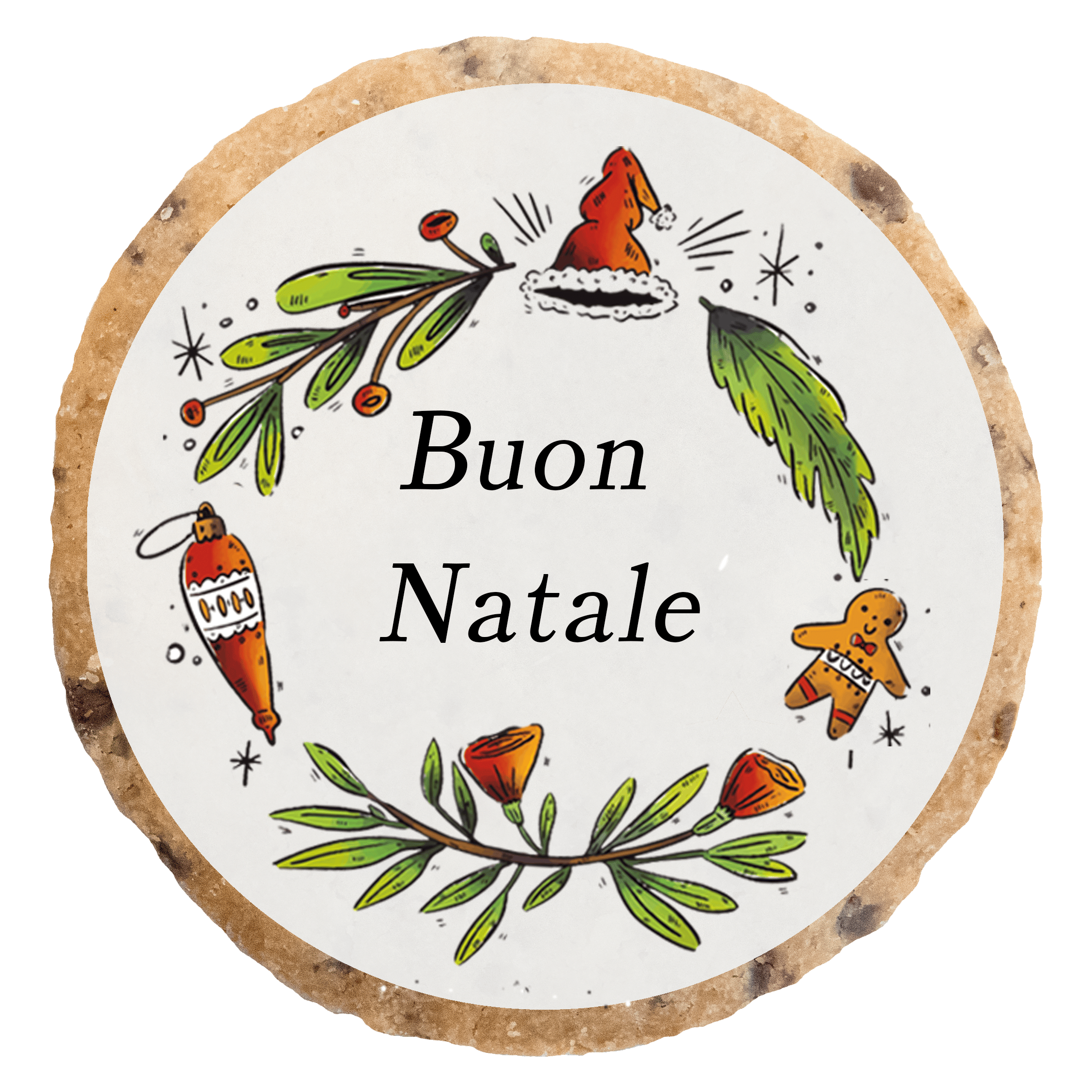 "Frohe Weihnachten Italienisch" MotivKEKS 
