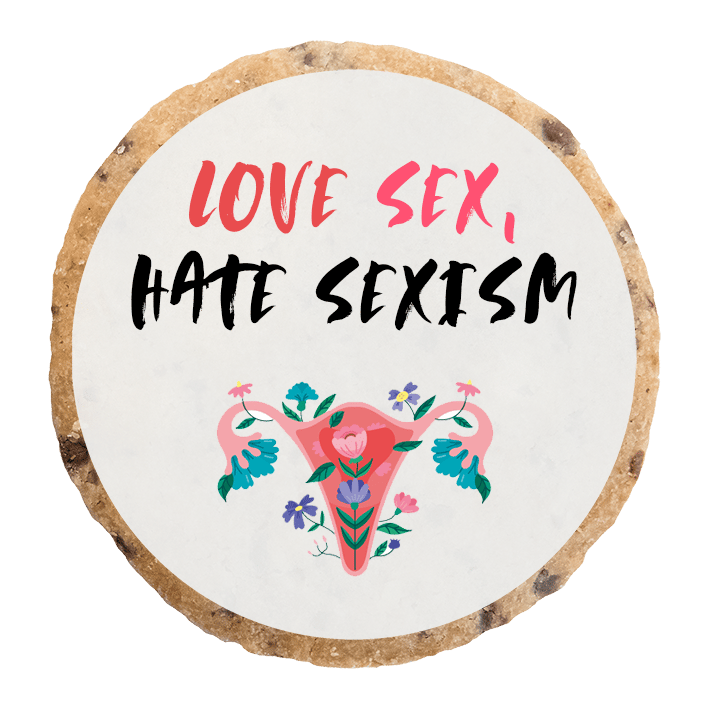 "Love sex, hate sexism" MotivKEKS