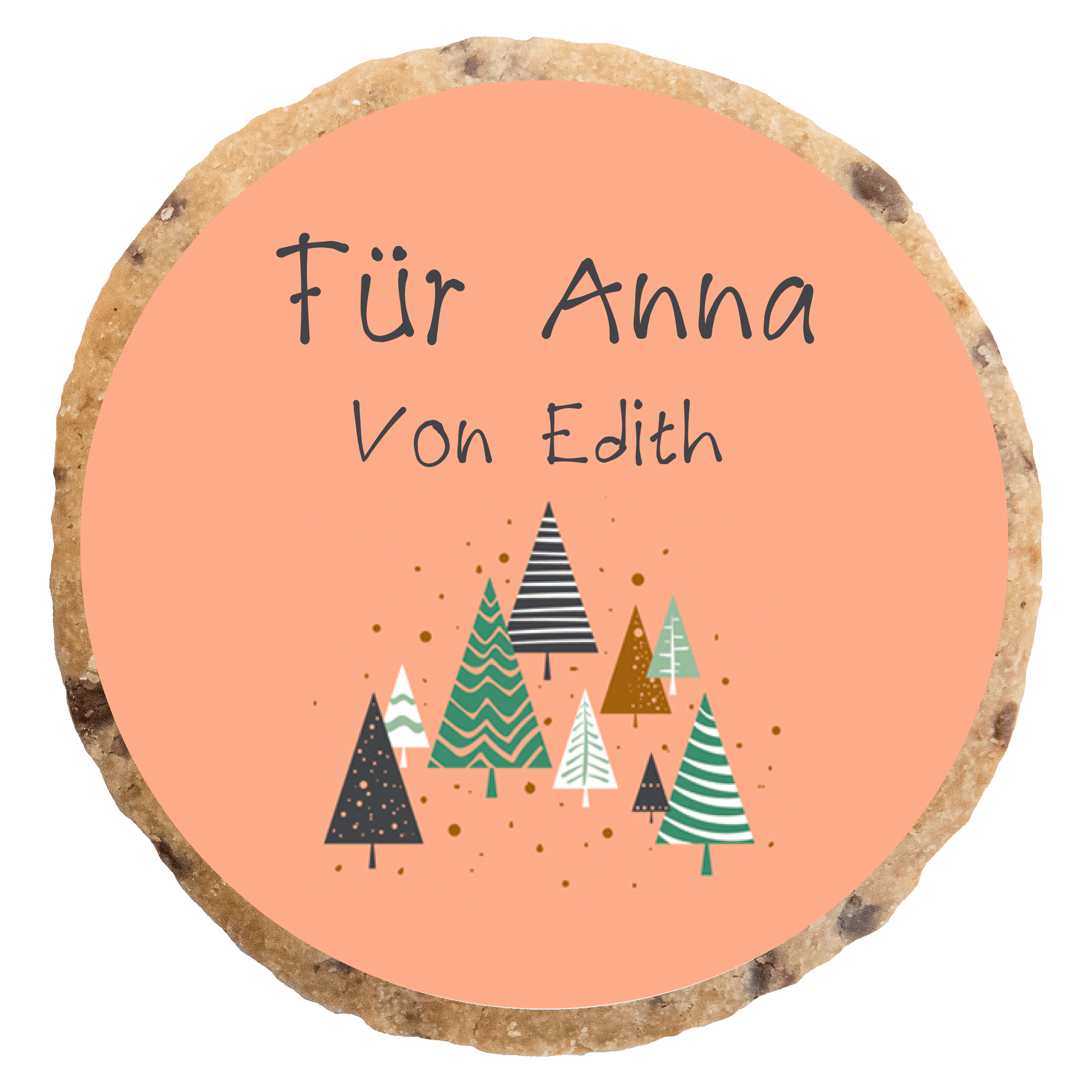 "Geschenkanhänger _Weihnachten 5_Name 2" MotivKEKS