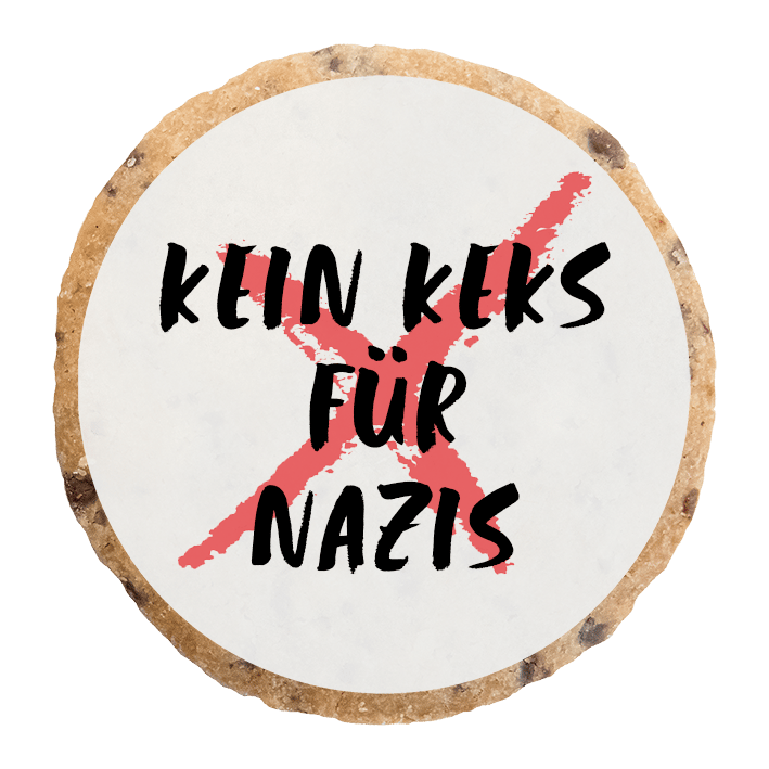 "Kein Keks für Nazis" MotivKEKS