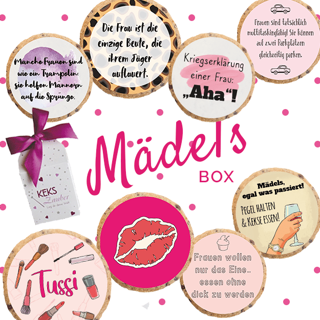 Frauenbox_Cover "Mädels" KEKSGeschenkset