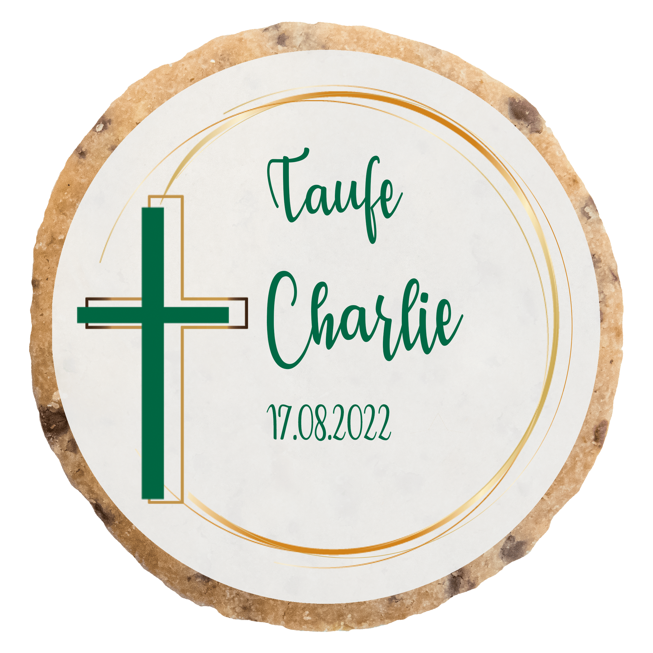 "Taufe 5_gruen_Kreuz" MotivKEKS