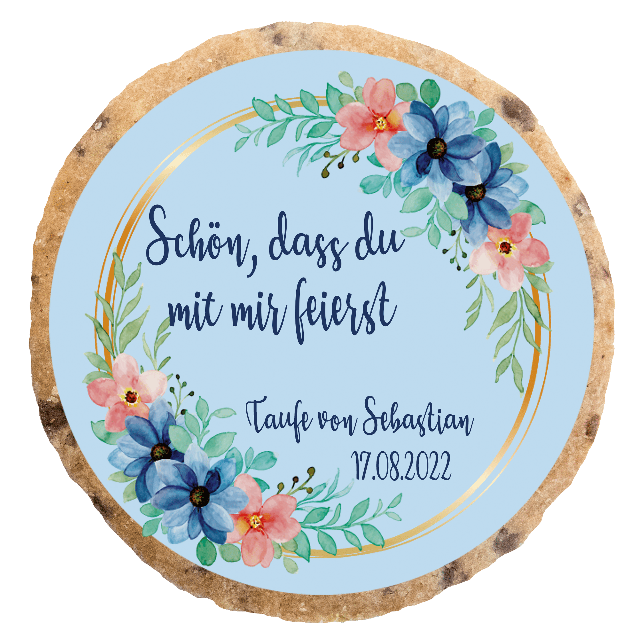 "Taufe 3_blau" MotivKEKS