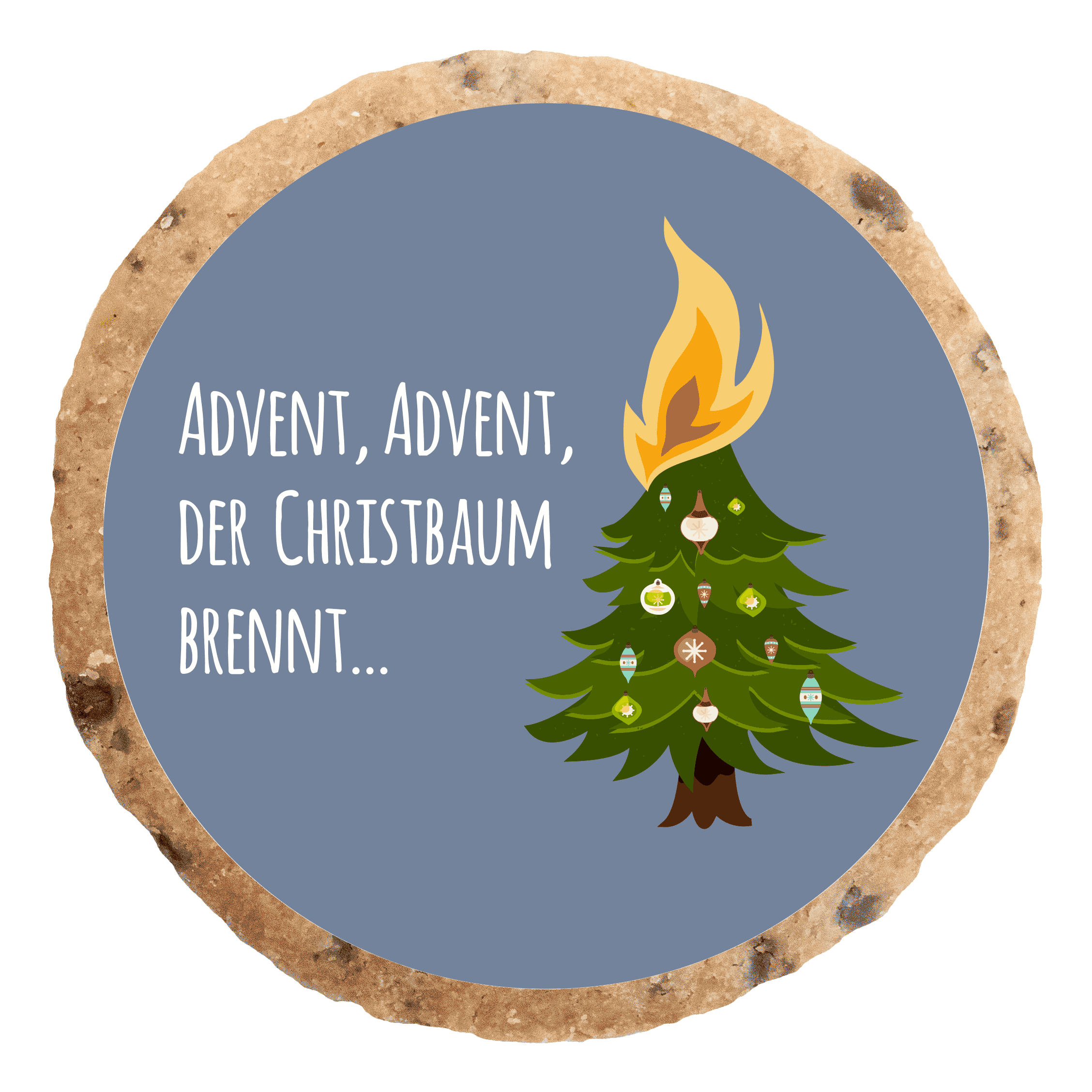 "Der Christbaum brennt" MotivKEKS