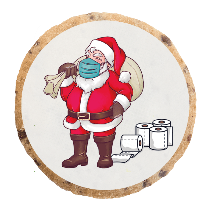 "Santa mit Klopapier" MotivKEKS