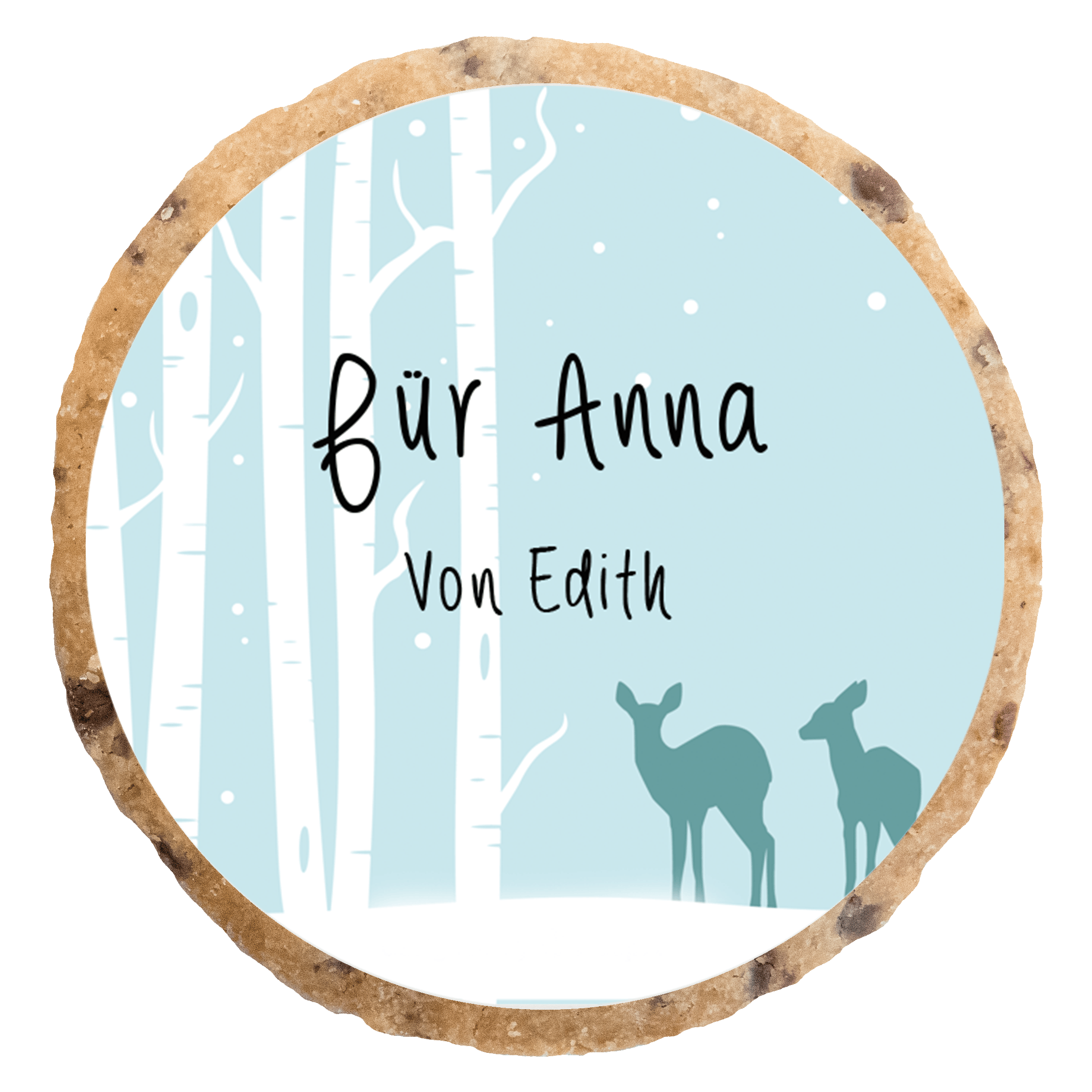 "Geschenkanhänger _Weihnachten 4_Name 2" MotivKEKS
