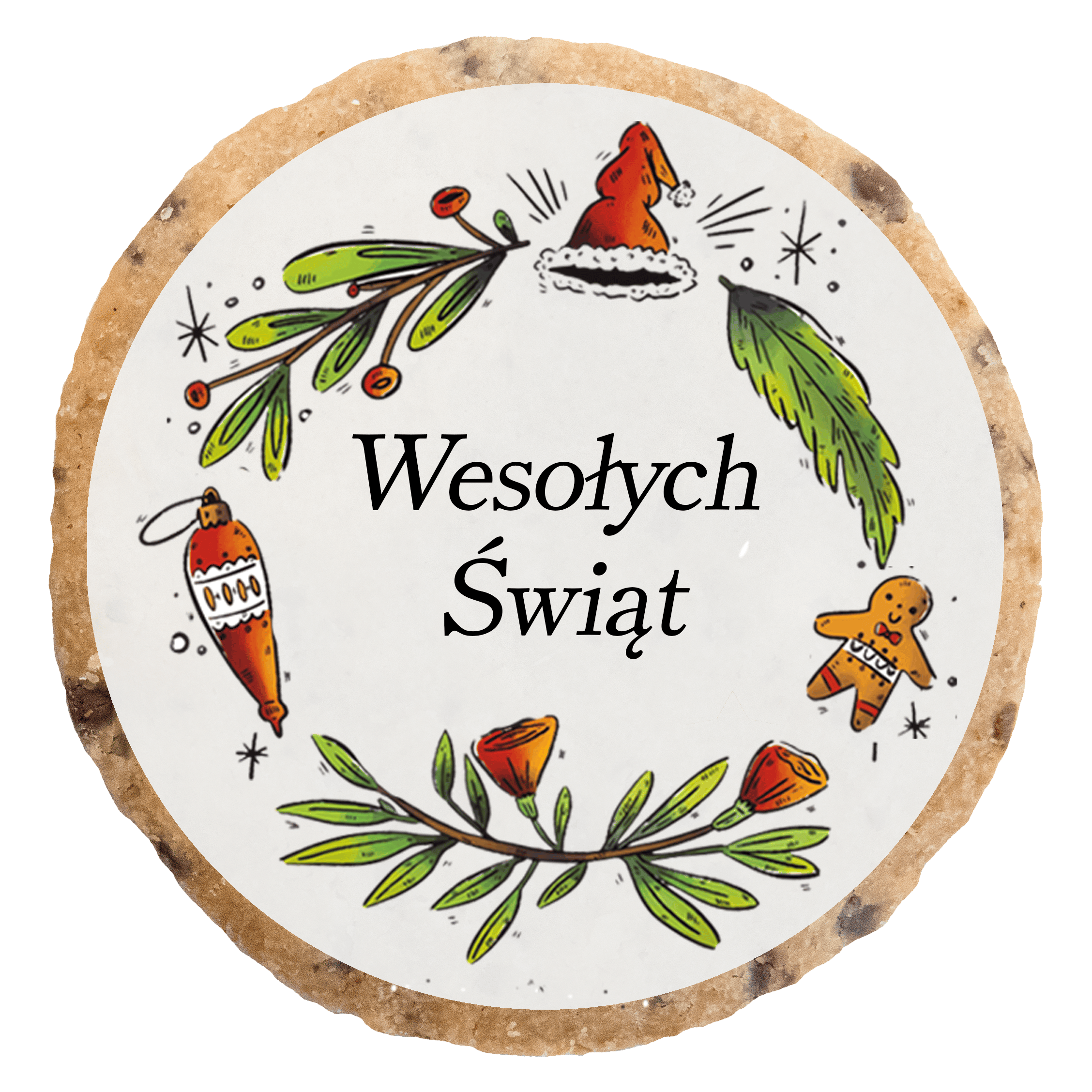 "Frohe Weihnachten Polnisch" MotivKEKS
