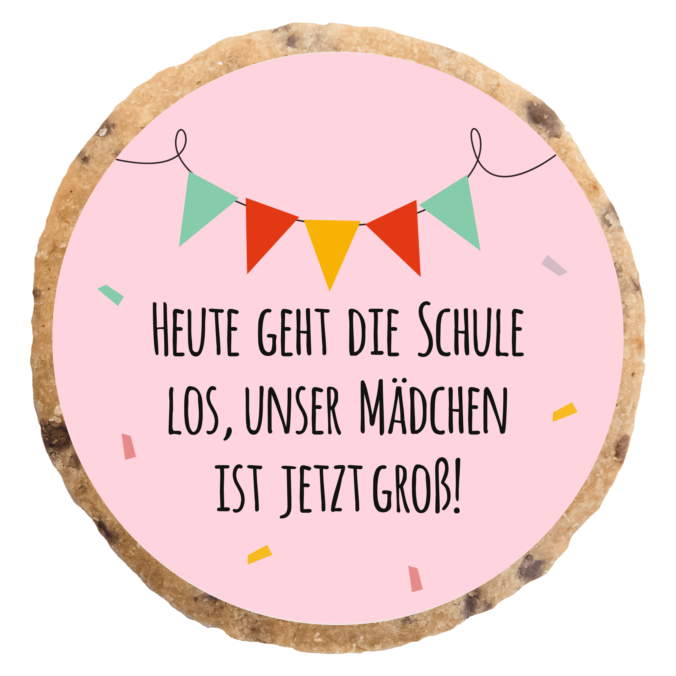 "Personalisierbares Einschulung Mädels" KEKSGeschenkset 