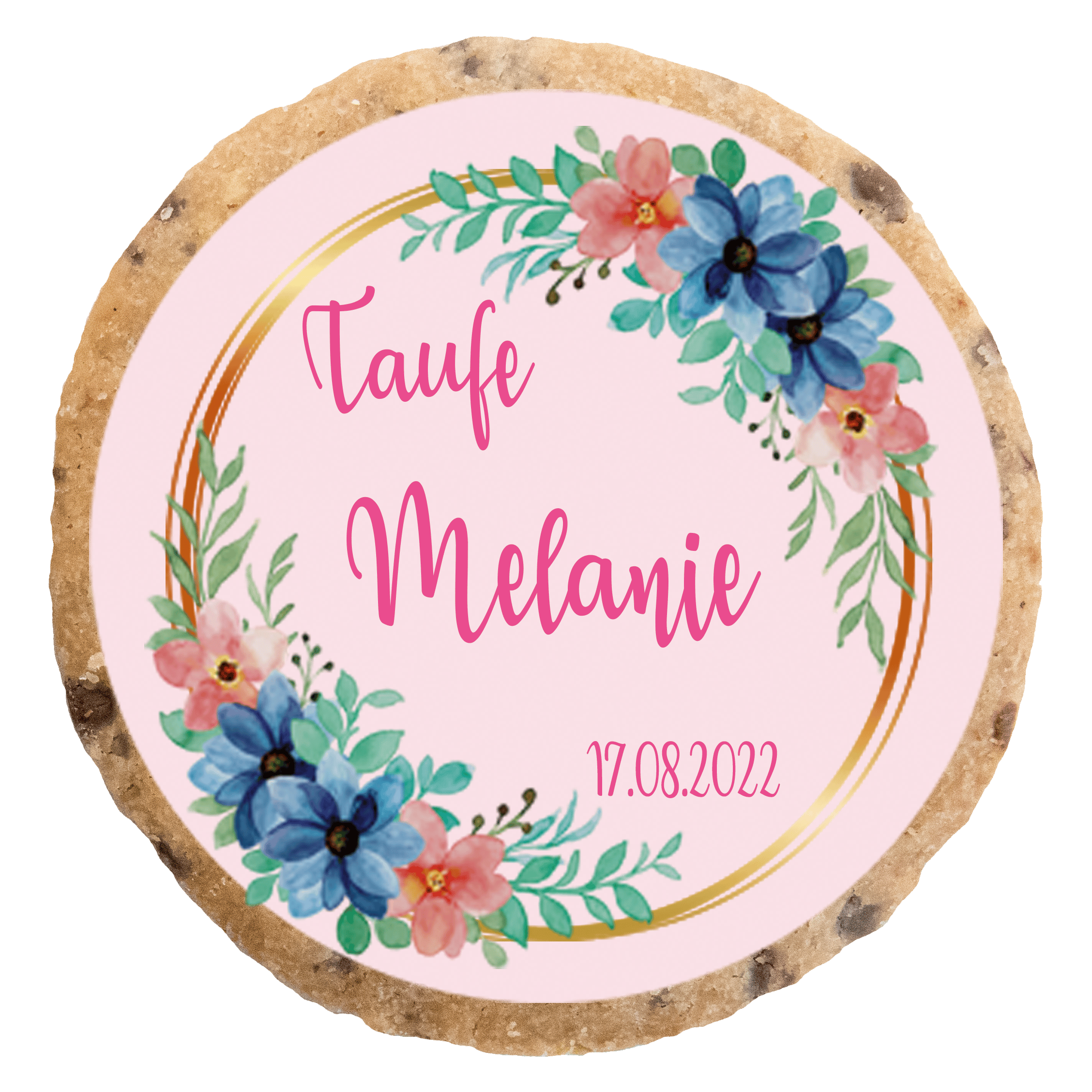 "Taufe 5_rosa" MotivKEKS