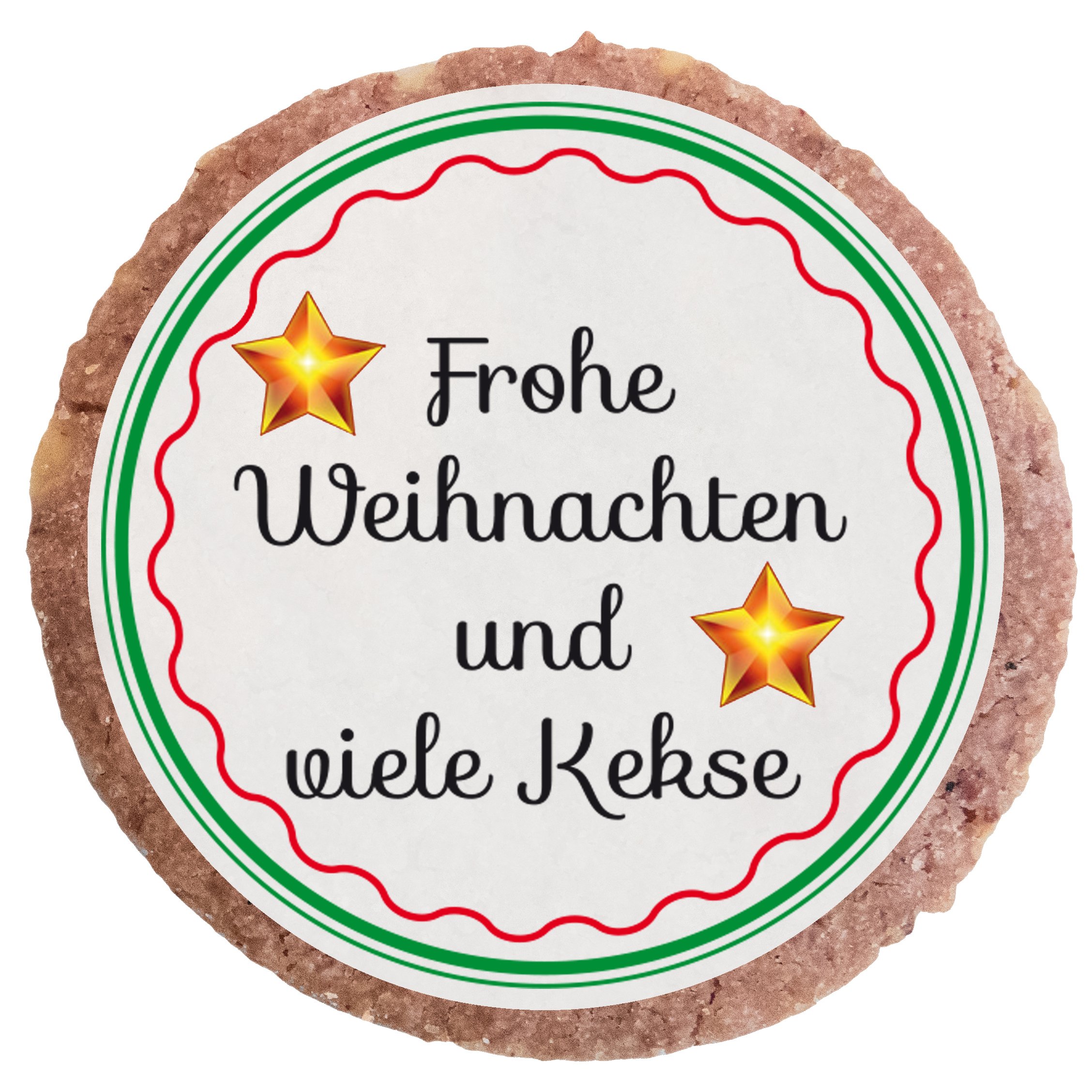 "Frohe Weihnachten und viele Kekse" MotivKEKS