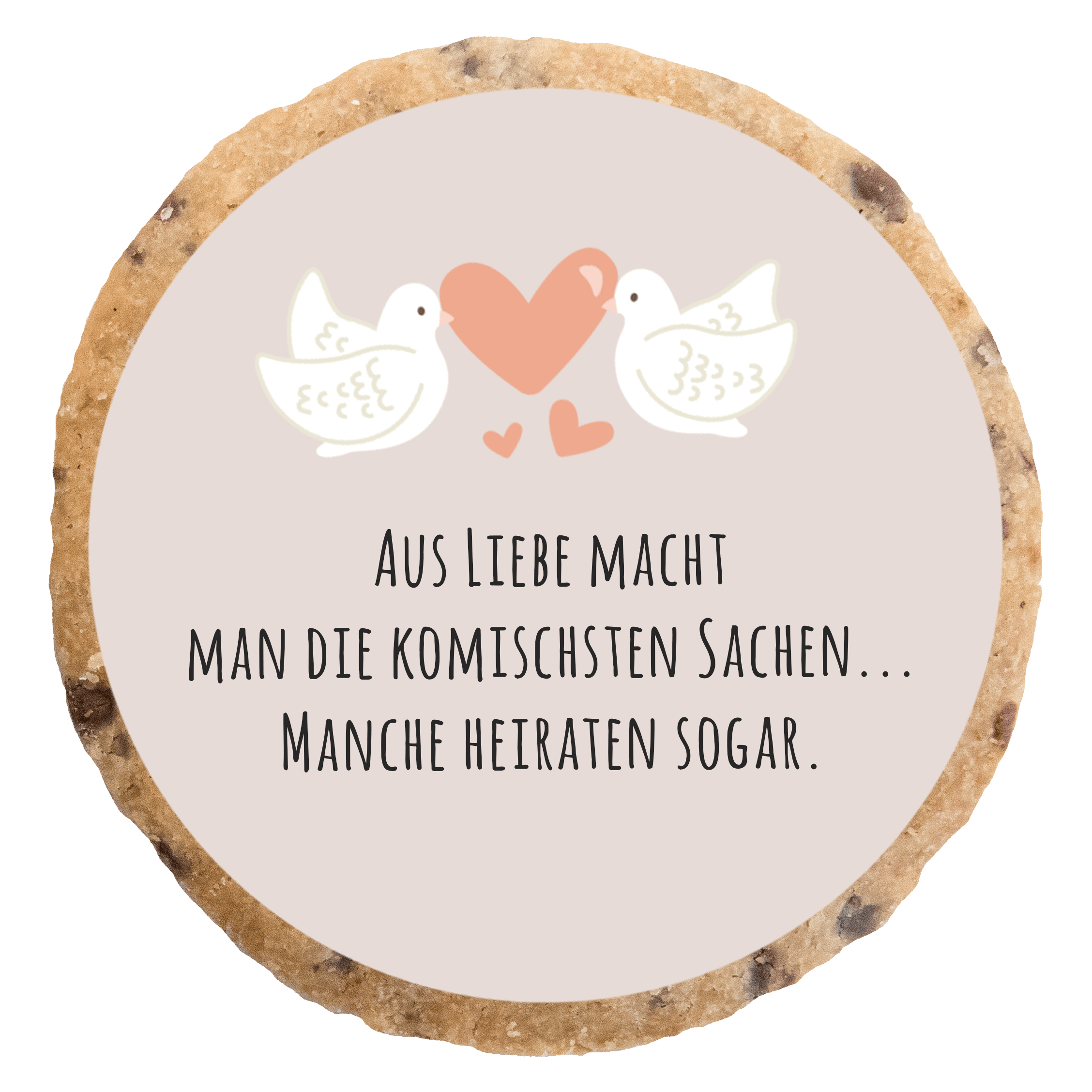 "Personalisierbares Hochzeits" KEKSGeschenkset 