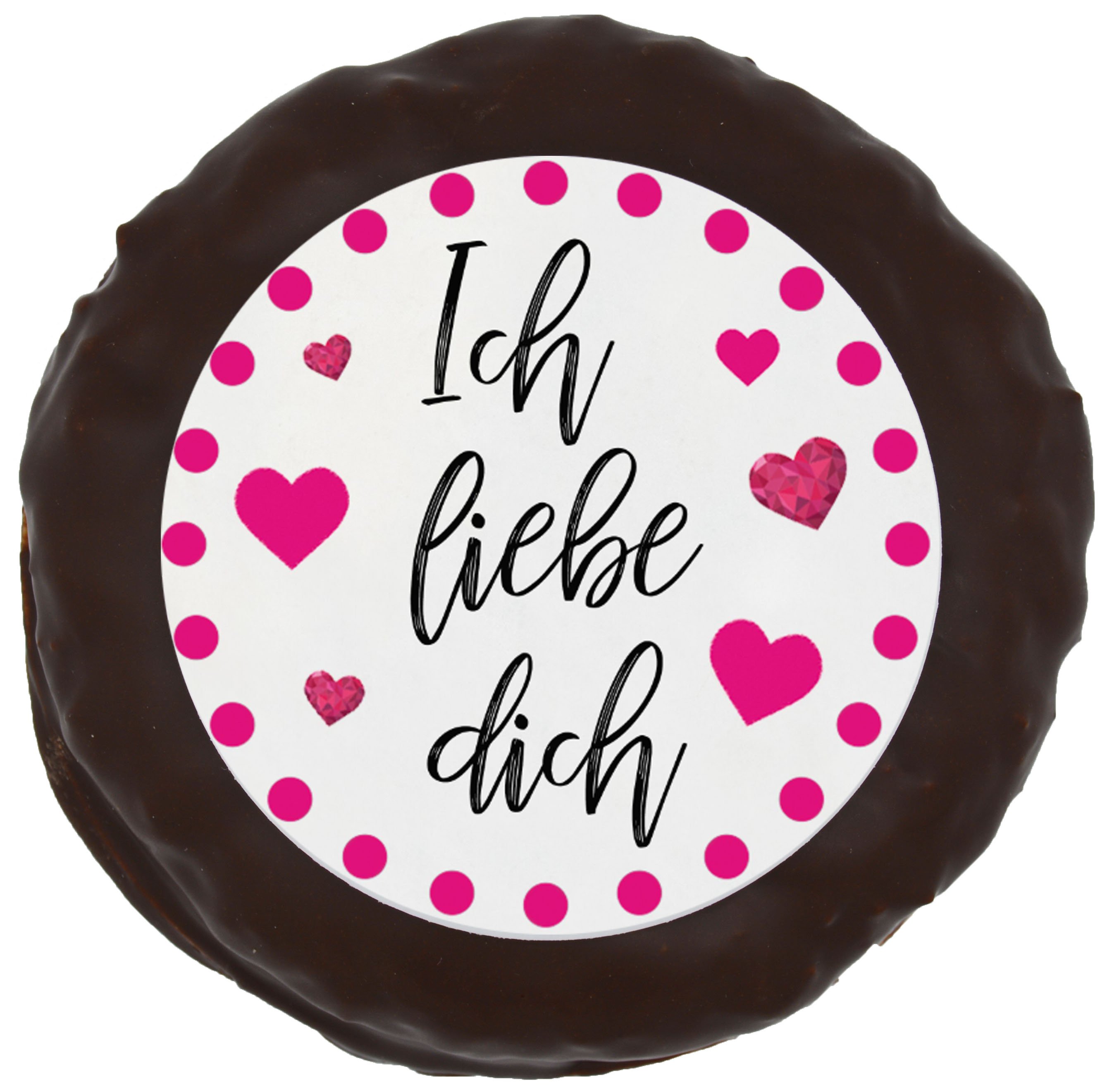 "Ich liebe dich" Lebkuchen