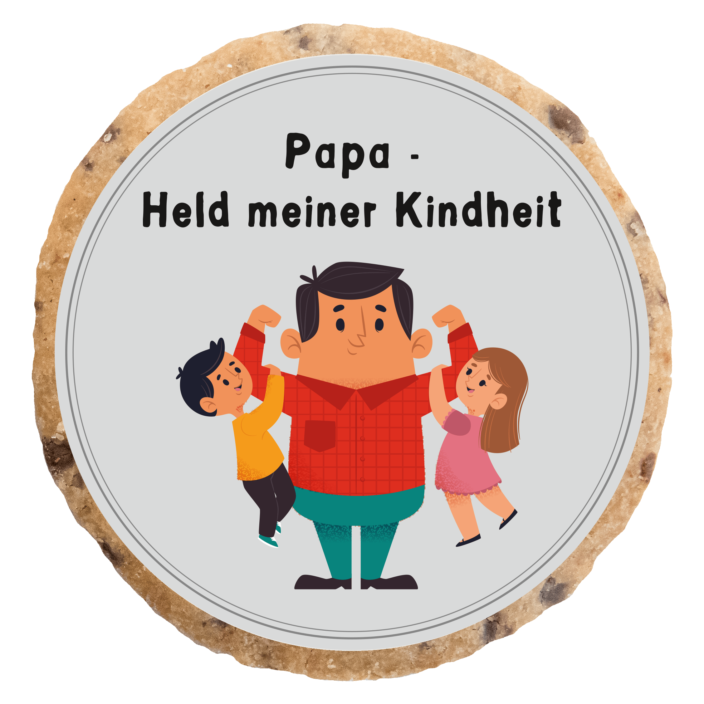 "Papa - Held meiner Kindheit" MotivKEKS  