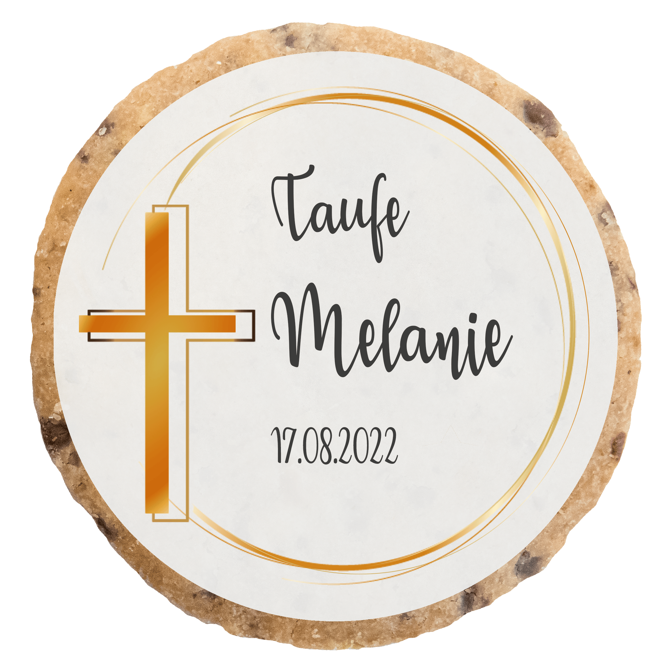"Taufe 5_weiß_Kreuz" MotivKEKS