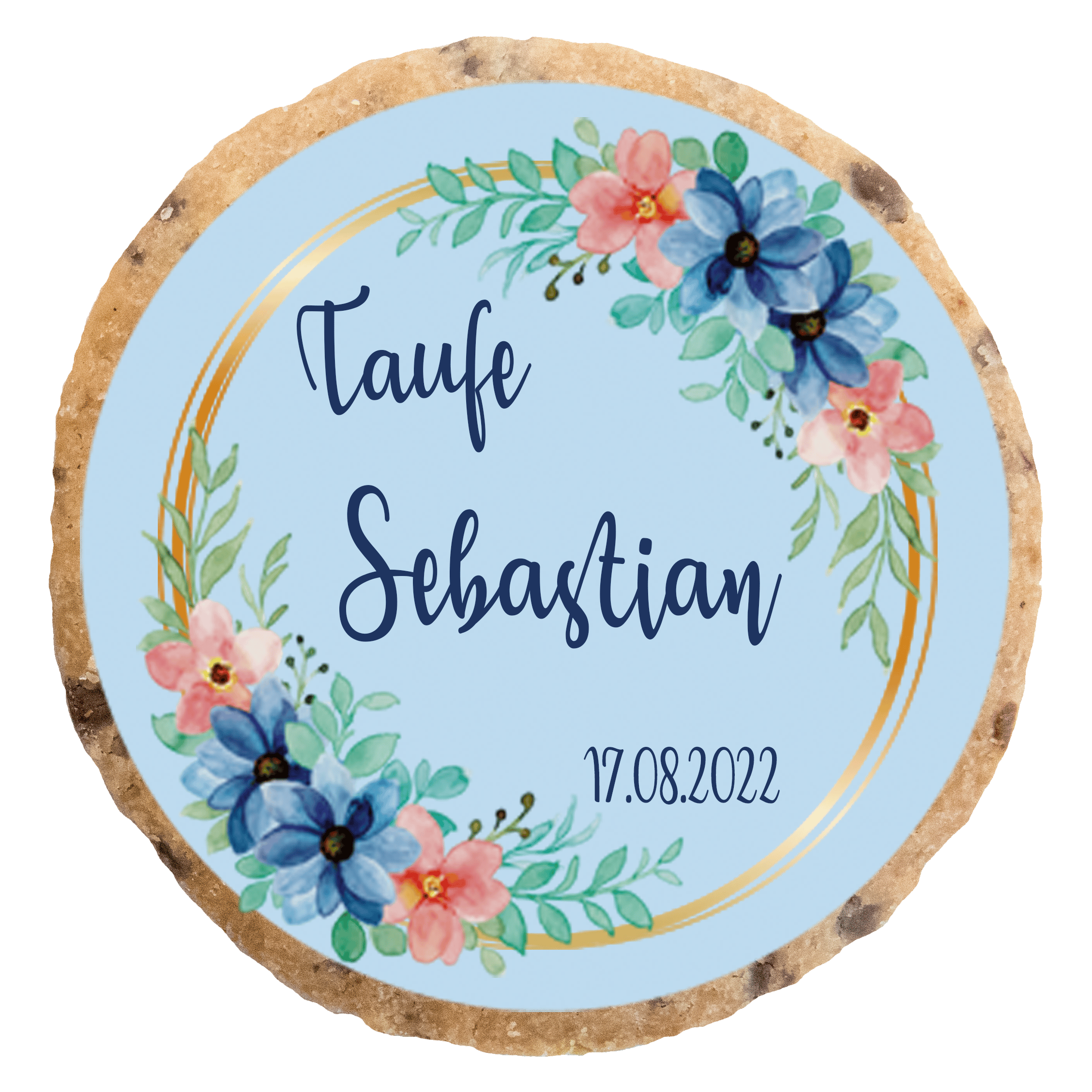 "Taufe 5_blau" MotivKEKS