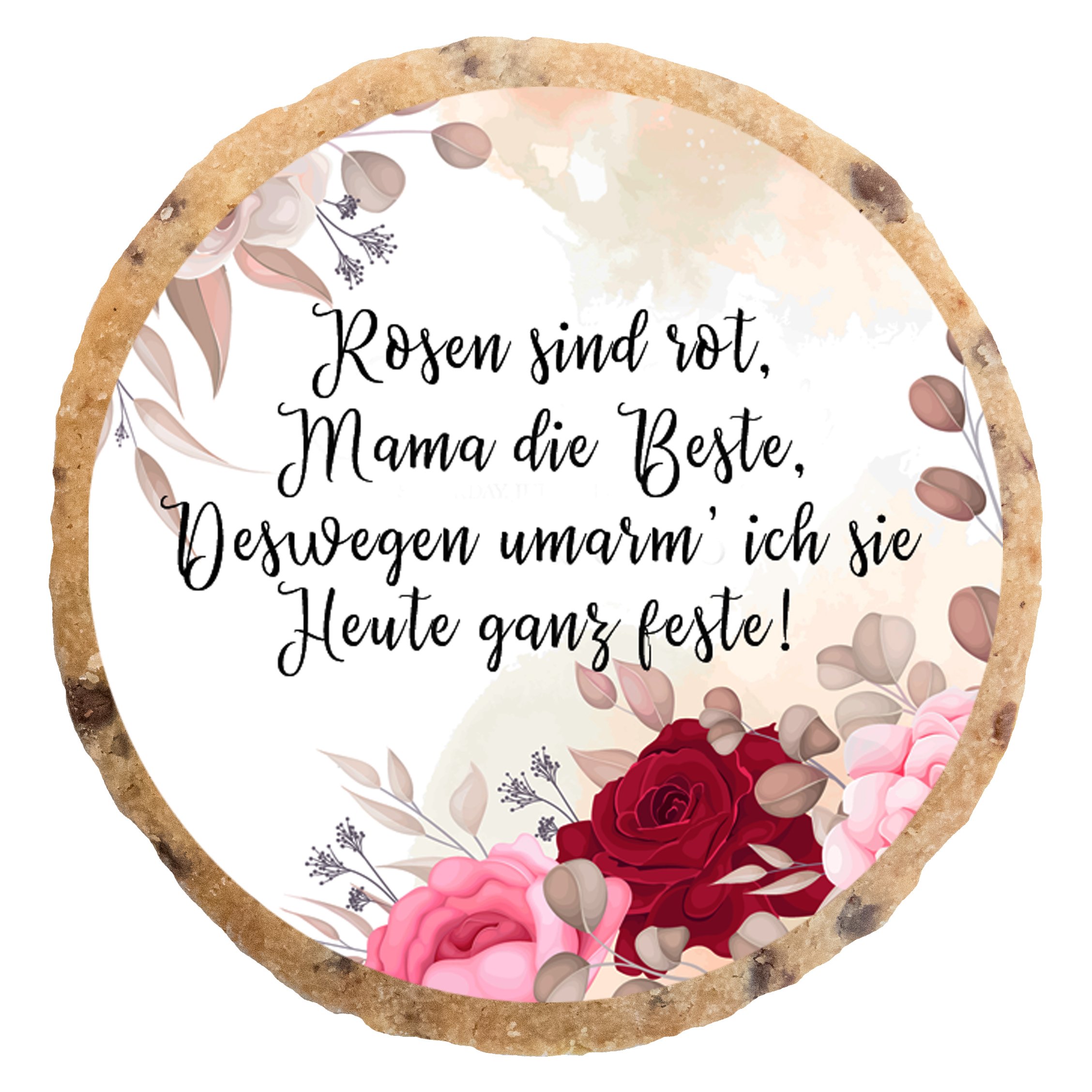"Rosen sind rot, Mama die Beste 2" MotivKEKS